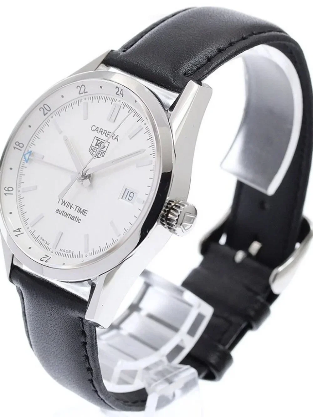 TAG HEUER Carrera TWIN-TIME WV2116-0 Date GMT Automatic Men's Watch_966218